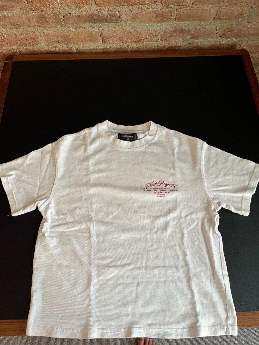 Nude Project "Locally Hated" Graphic Cream T-Shirt Men's XS